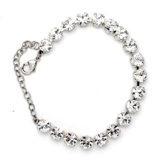 Clear Crystal Anklet - MaryTyke's