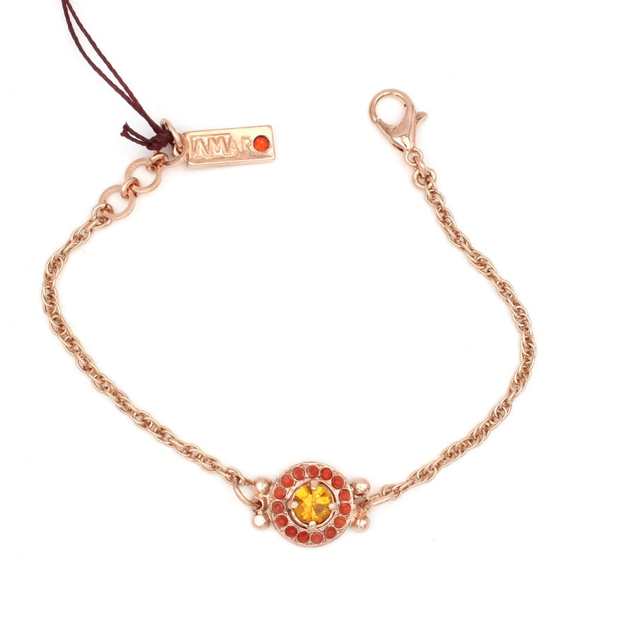 Amaro Spiritual Light Sun Bracelet in Rose Gold by AMARO