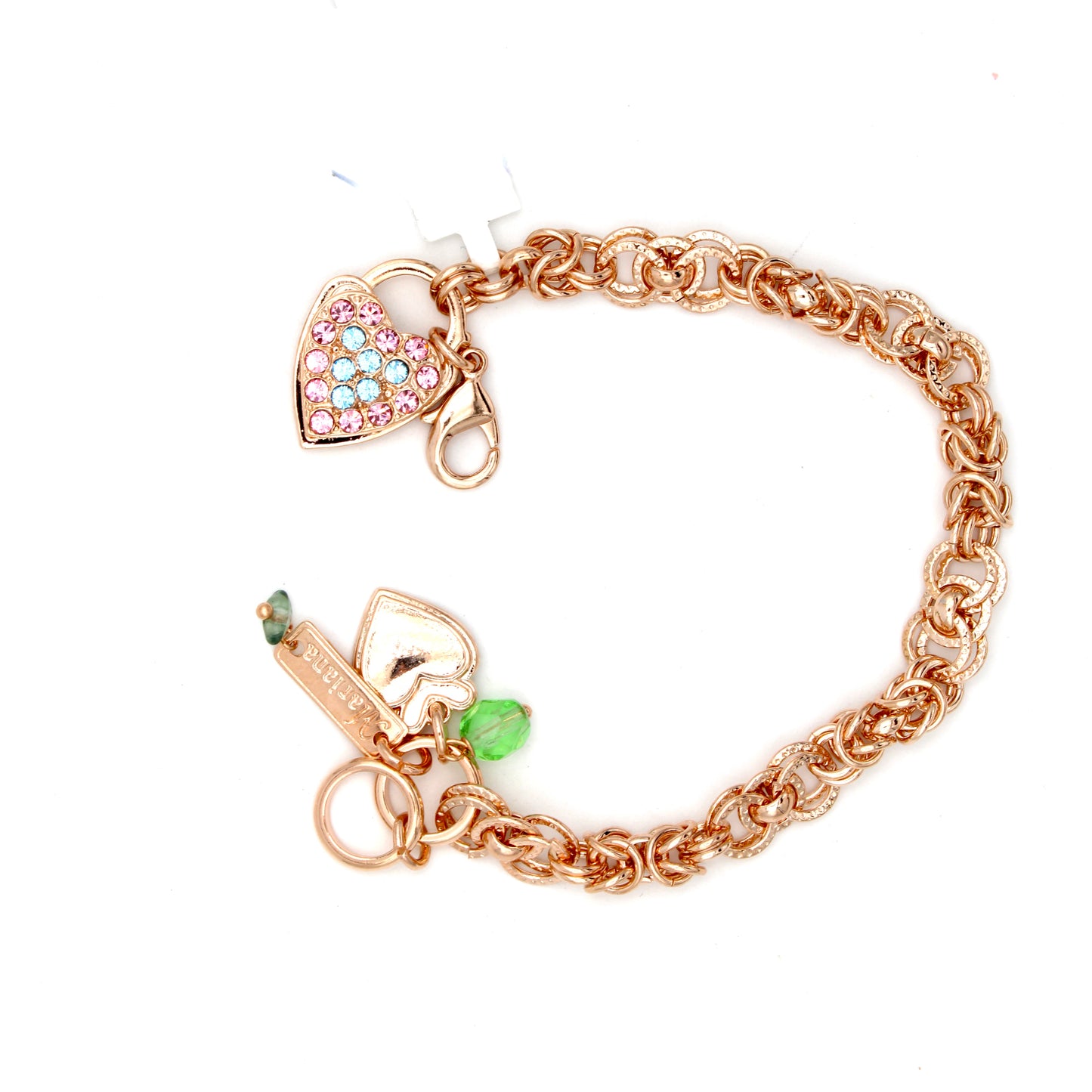 Funfetti Collection Heart Bracelet in Rose Gold - MaryTyke's