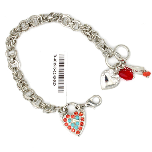 Rainbow Sherbet Collection Heart Bracelet - MaryTyke's