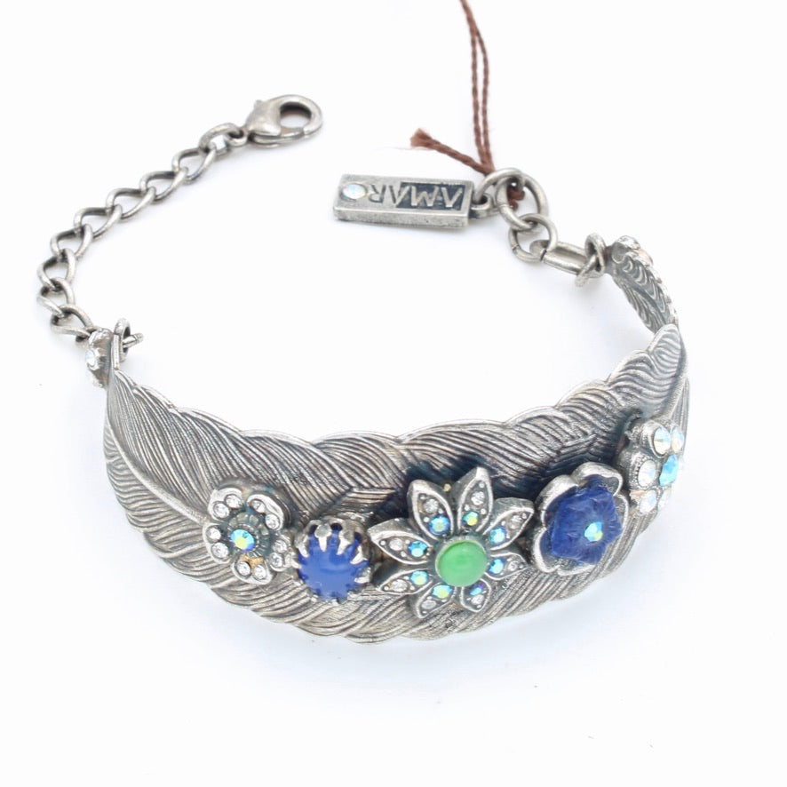 Ocean Blue Cuff Bracelet - MaryTyke's