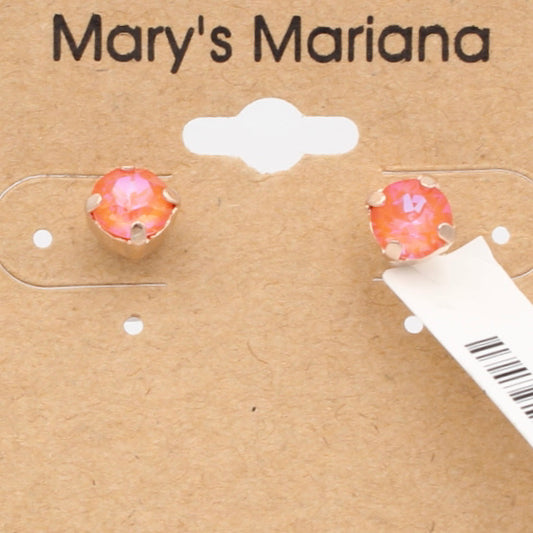 Sunset Sunkissed 6MM Earrings in Rose Gold **POSTS** - MaryTyke's