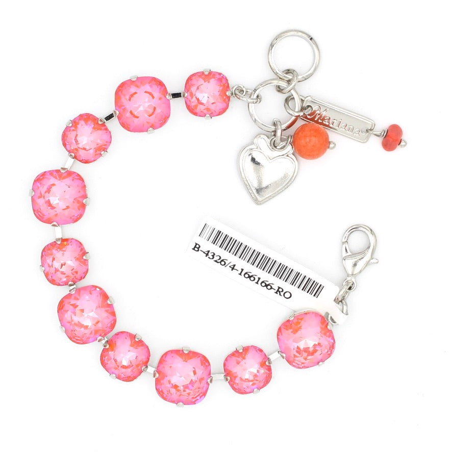 Sunset Sunkissed 12MM and 10MM Crystal Bracelet - MaryTyke's
