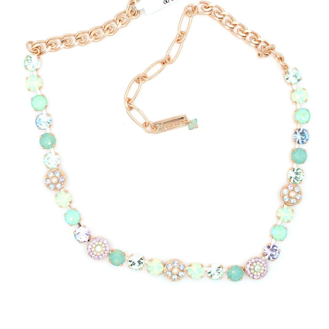 Mint Chip Collection Must Have Pave Necklace in Rose Gold