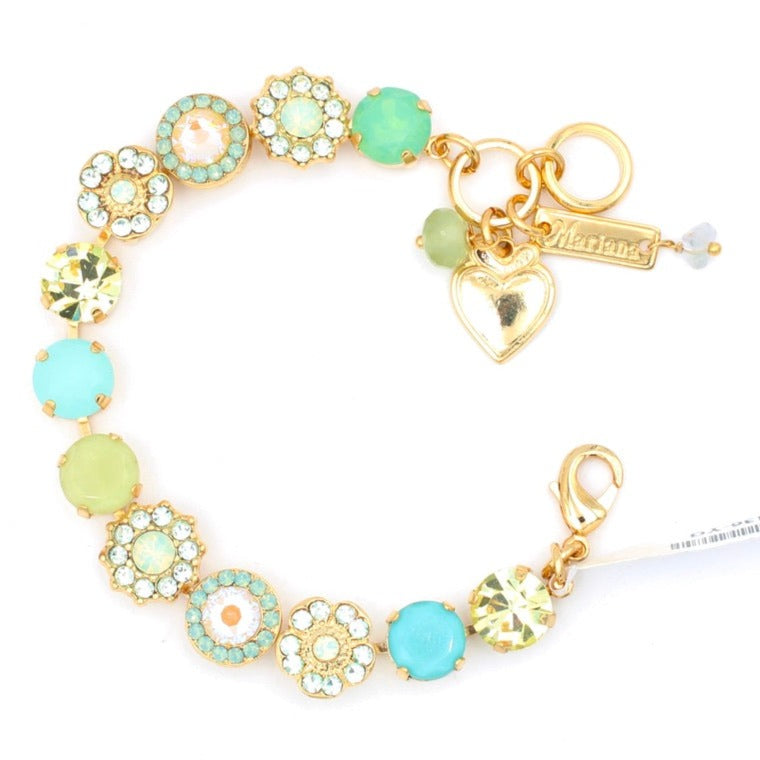 Blondie Collection Lovable Flower Bracelet in Yellow Gold - MaryTyke's