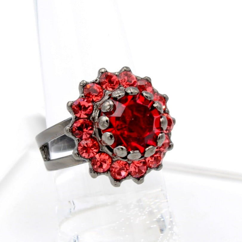 Hibiscus Collection Must-Have Rosette Ring in Gray - MaryTyke's