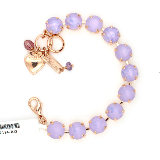 Lavender Lovable Crystal Bracelet in Rose Gold - MaryTyke's
