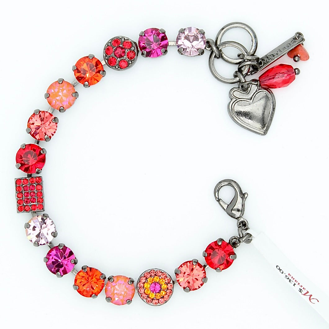 Hibiscus Collection Must Have Crystal and Pave Bracelet in Gray