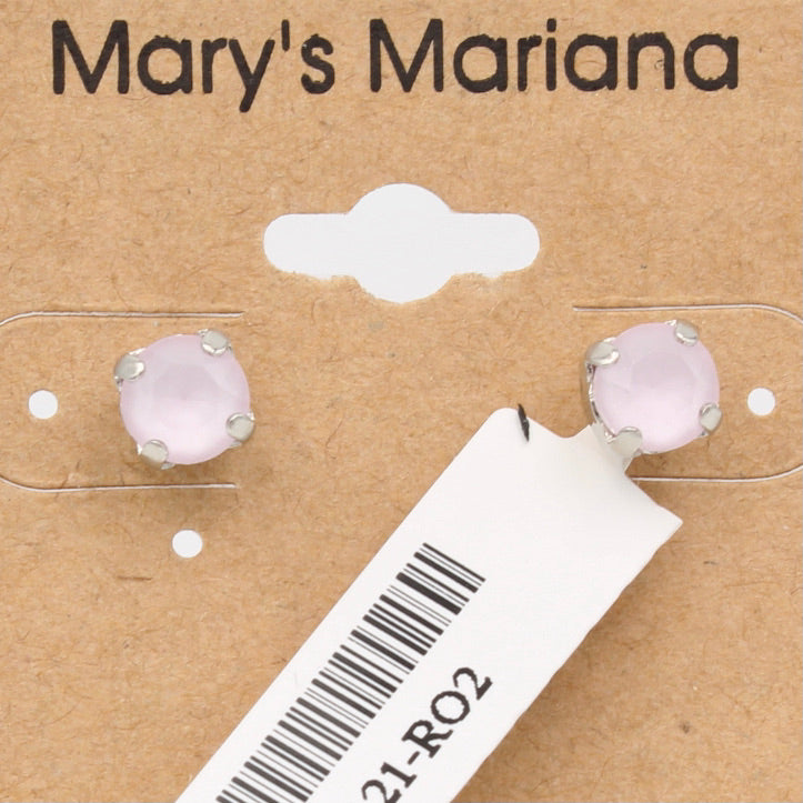Rose Sunkissed Petite Round Earrings **POSTS** - MaryTyke's