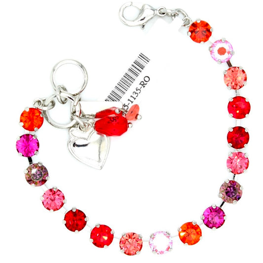 Hibiscus Collection 7MM Crystal Bracelet - MaryTyke's