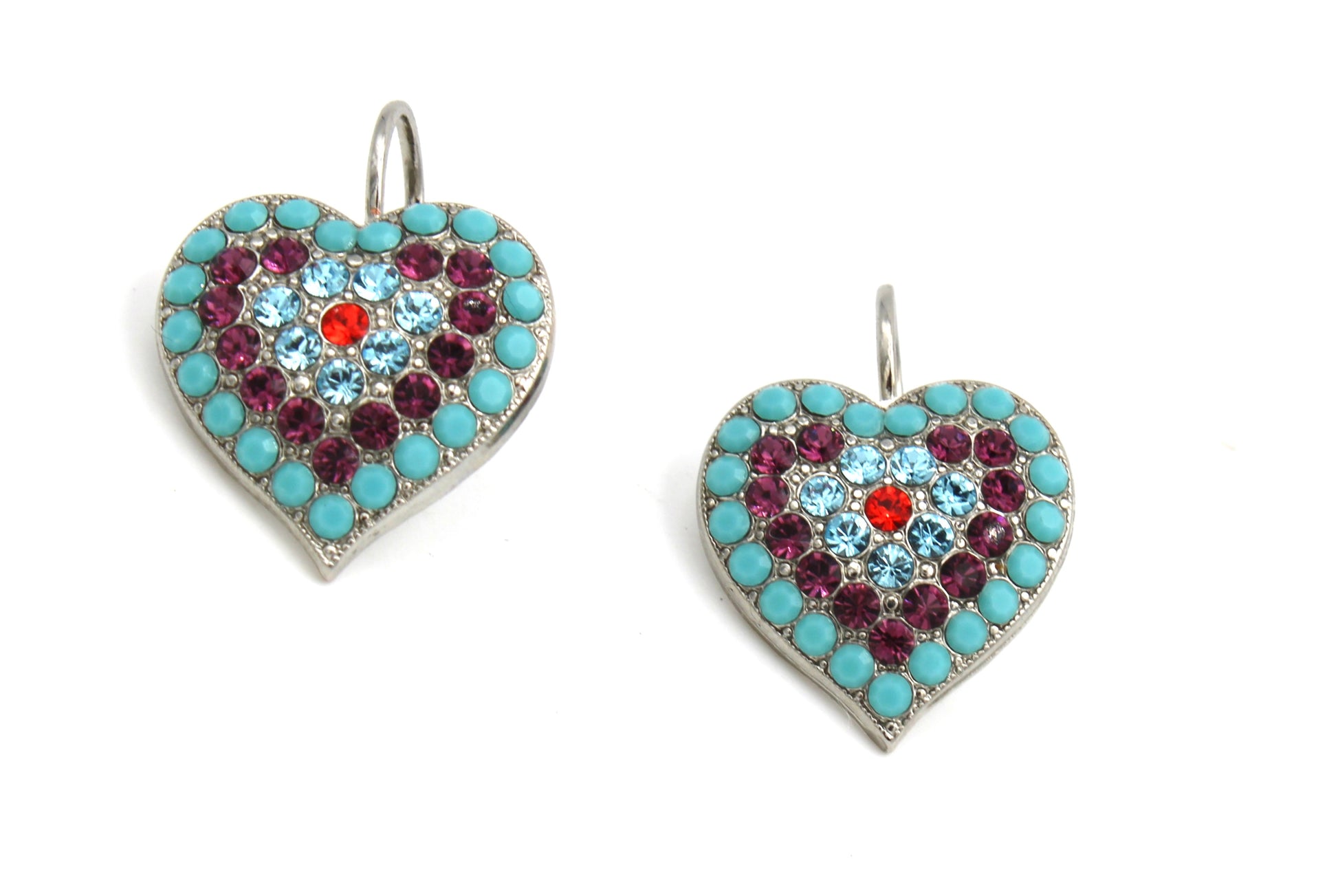 Rainbow Sherbet Collection Heart Earrings - MaryTyke's