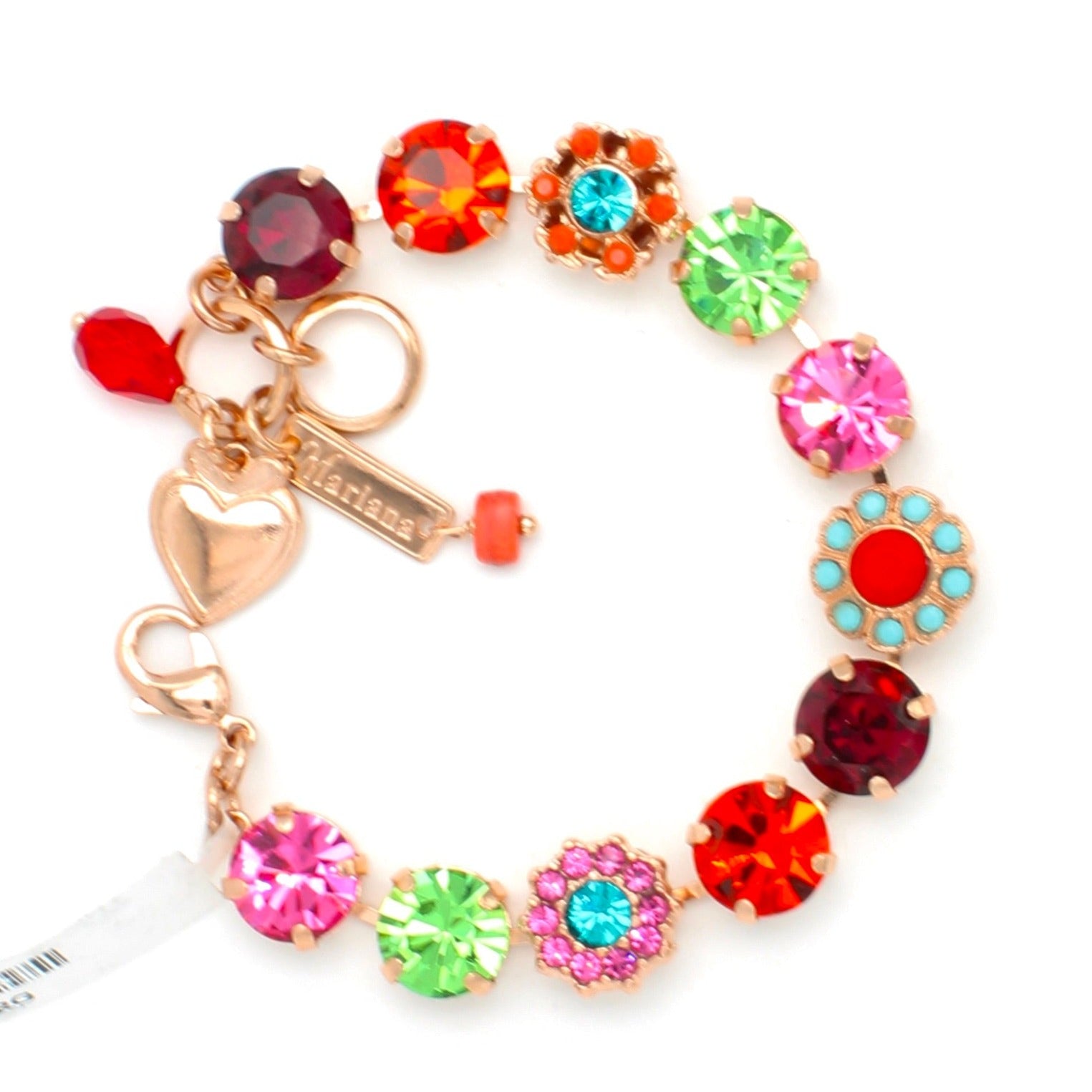Rainbow Sherbet Collection Lovable Mixed Element Bracelet in Rose Gold - MaryTyke's