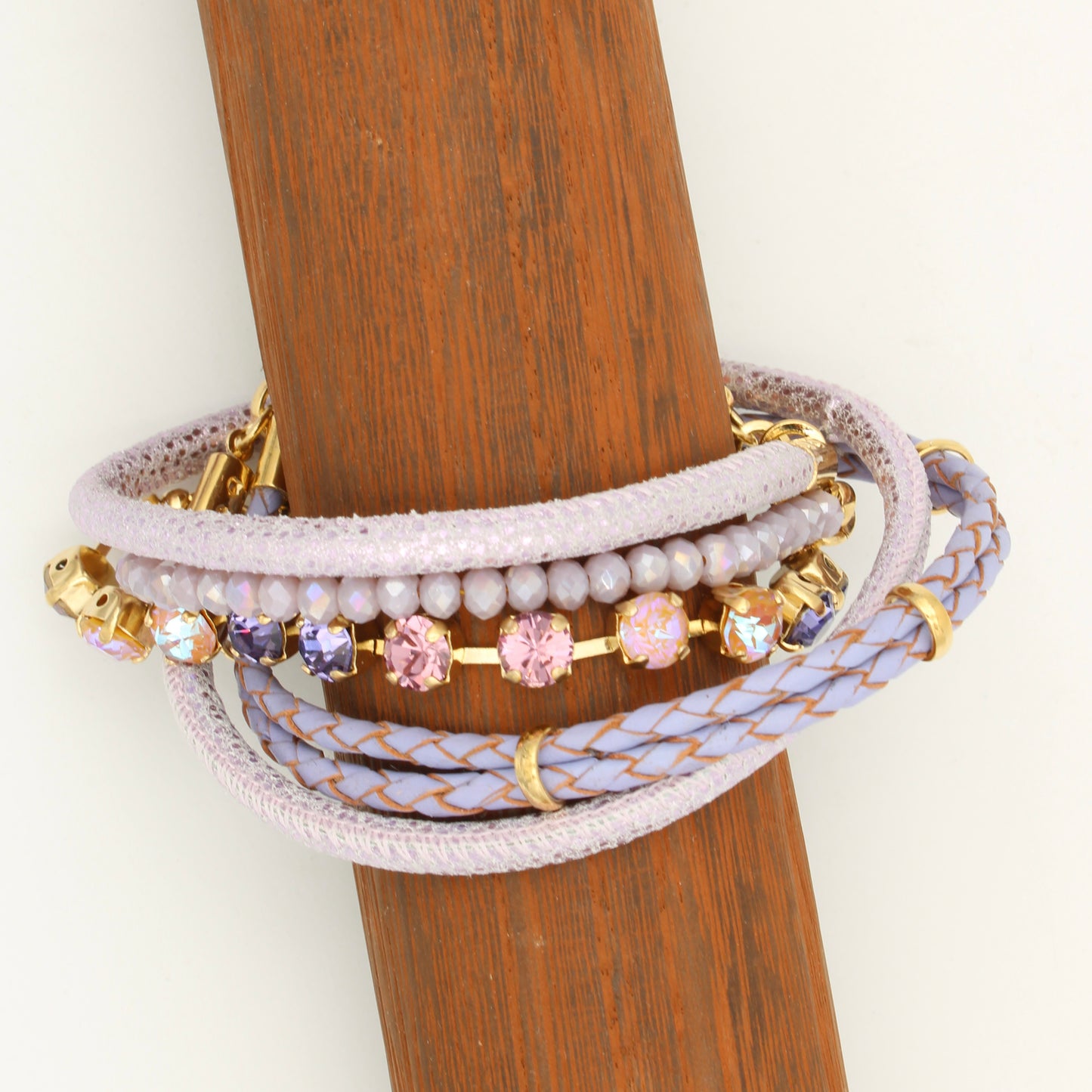 LaHola Lavender Bond Bracelet in Yellow Gold - MaryTyke's