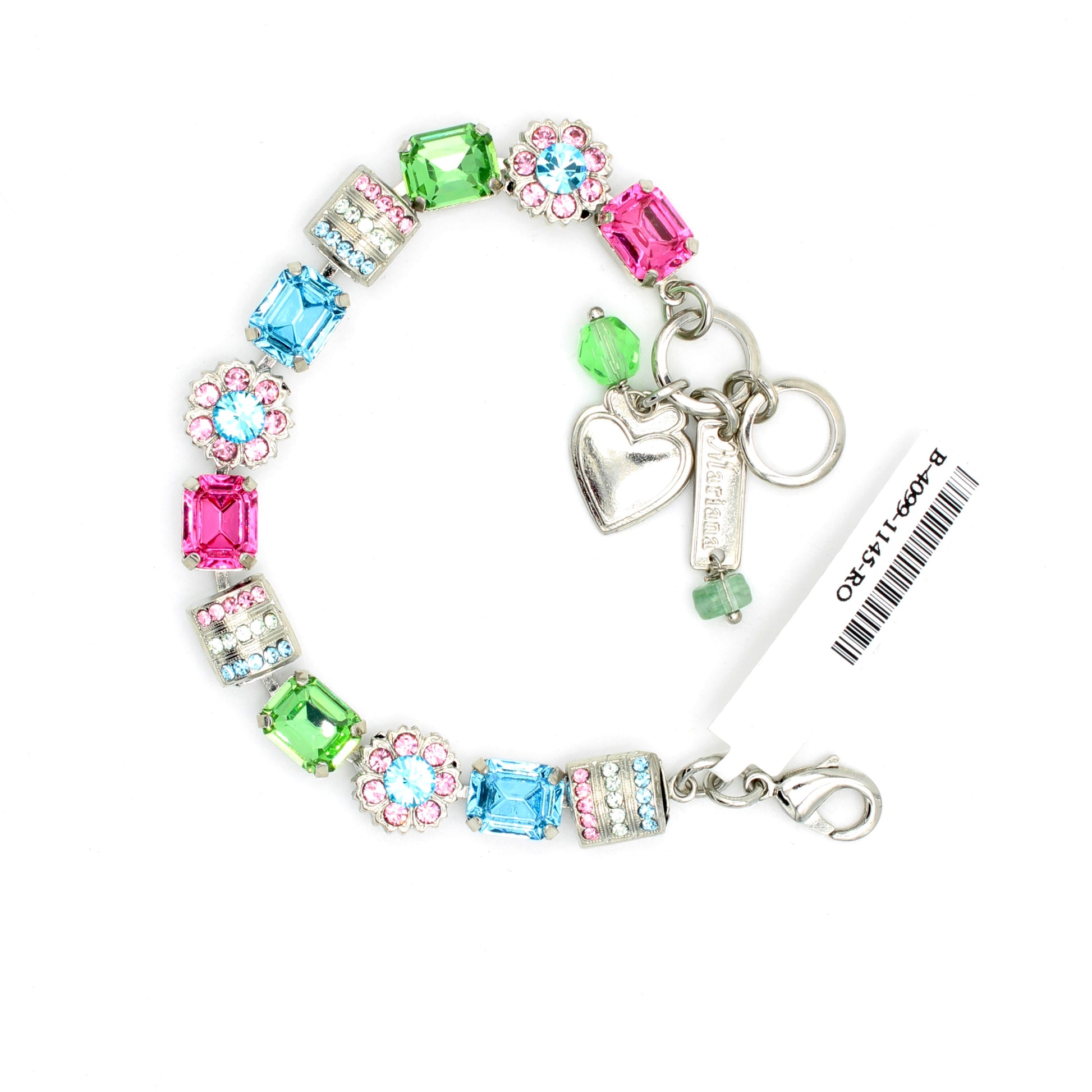 Funfetti Collection Rectangular Crystal Bracelet - MaryTyke's