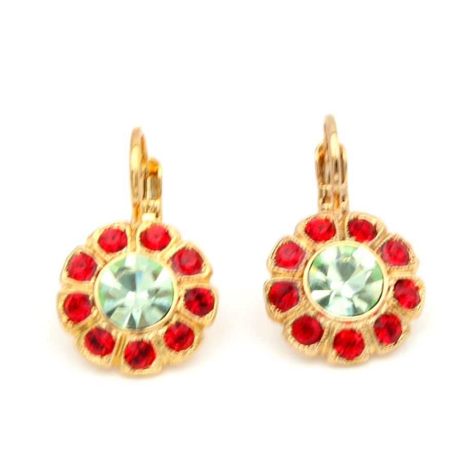 Enchanted Collection Lovable Daisy Earrings in Yellow Gold