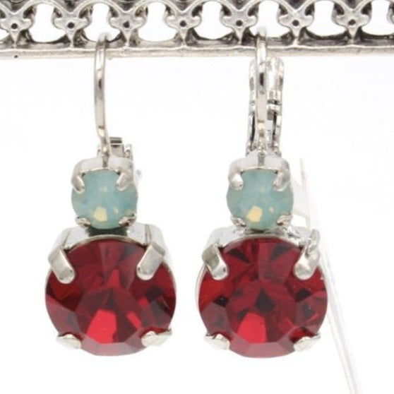 Dynasty Collection Double Crystal Earrings - MaryTyke's