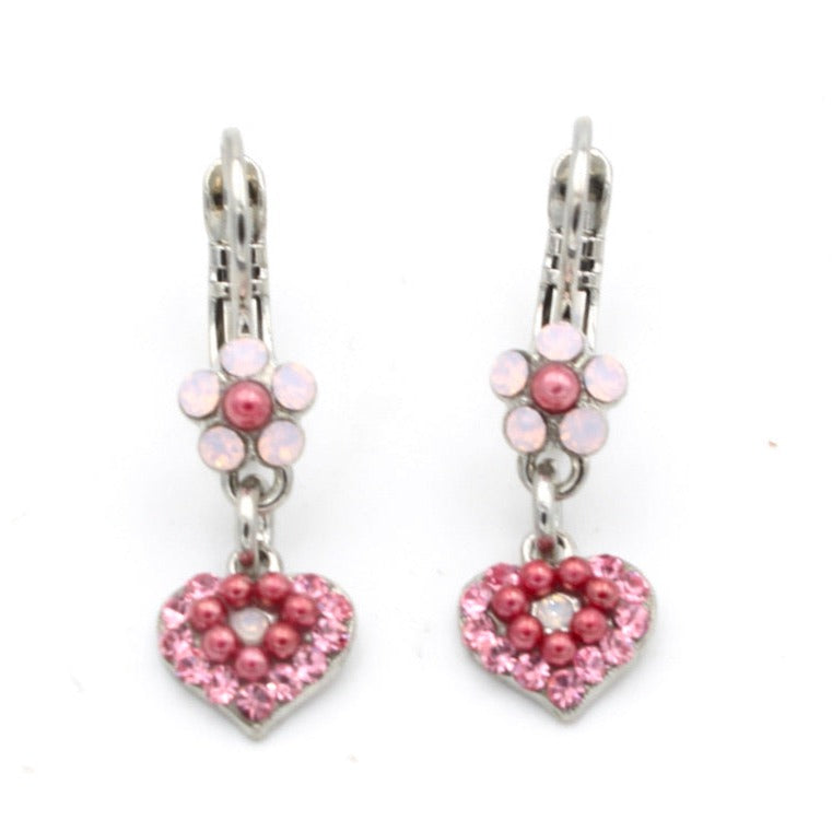 Antigua Collection Flower and Heart Earrings - MaryTyke's