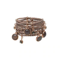 LaHola Leather Wrap Bracelet - MaryTyke's