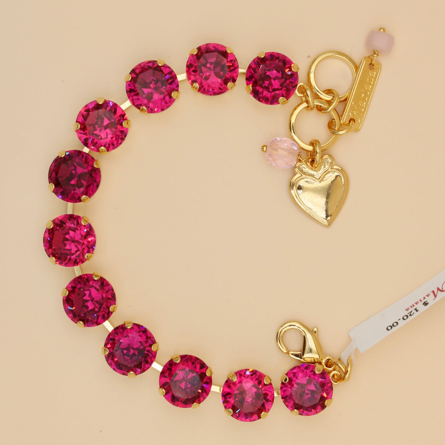 Fuchsia Lovable Everyday Bracelet in Yellow Gold