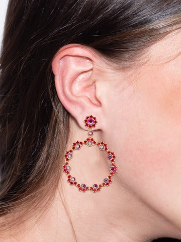 Cirque Statement Earrings in Cranberry by Sorrelli - Posts - MaryTyke's