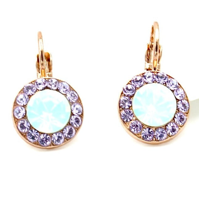 Mint Chip Collection Must Have Pave Earrings in Rose Gold