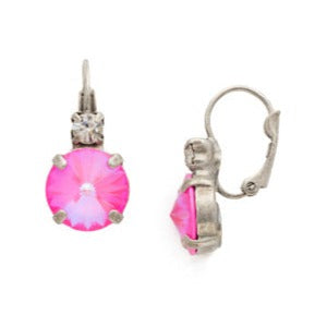 Two Up Earrings in Pink Mutiny - MaryTyke's