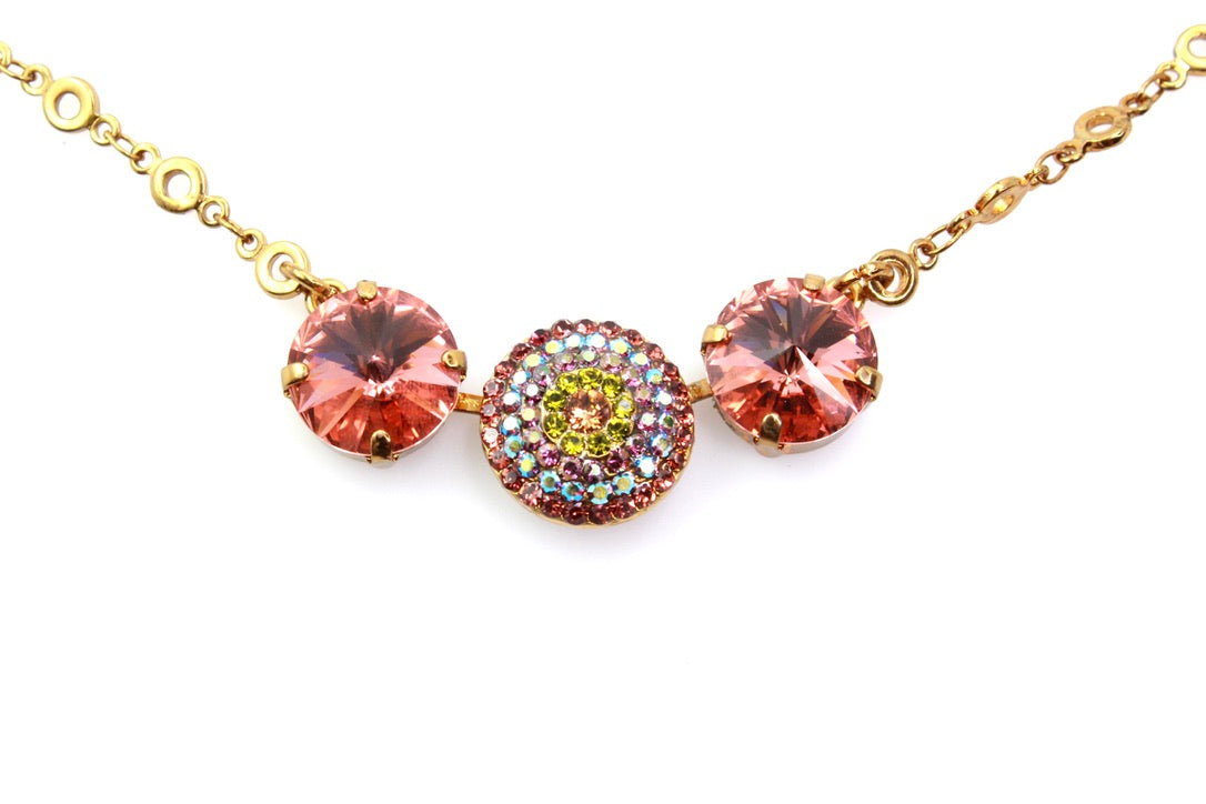 Penelope Collection Rivoli Crystal Necklace - MaryTyke's