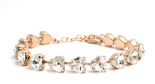 LaHola Heart Anklet in Rose Gold - MaryTyke's