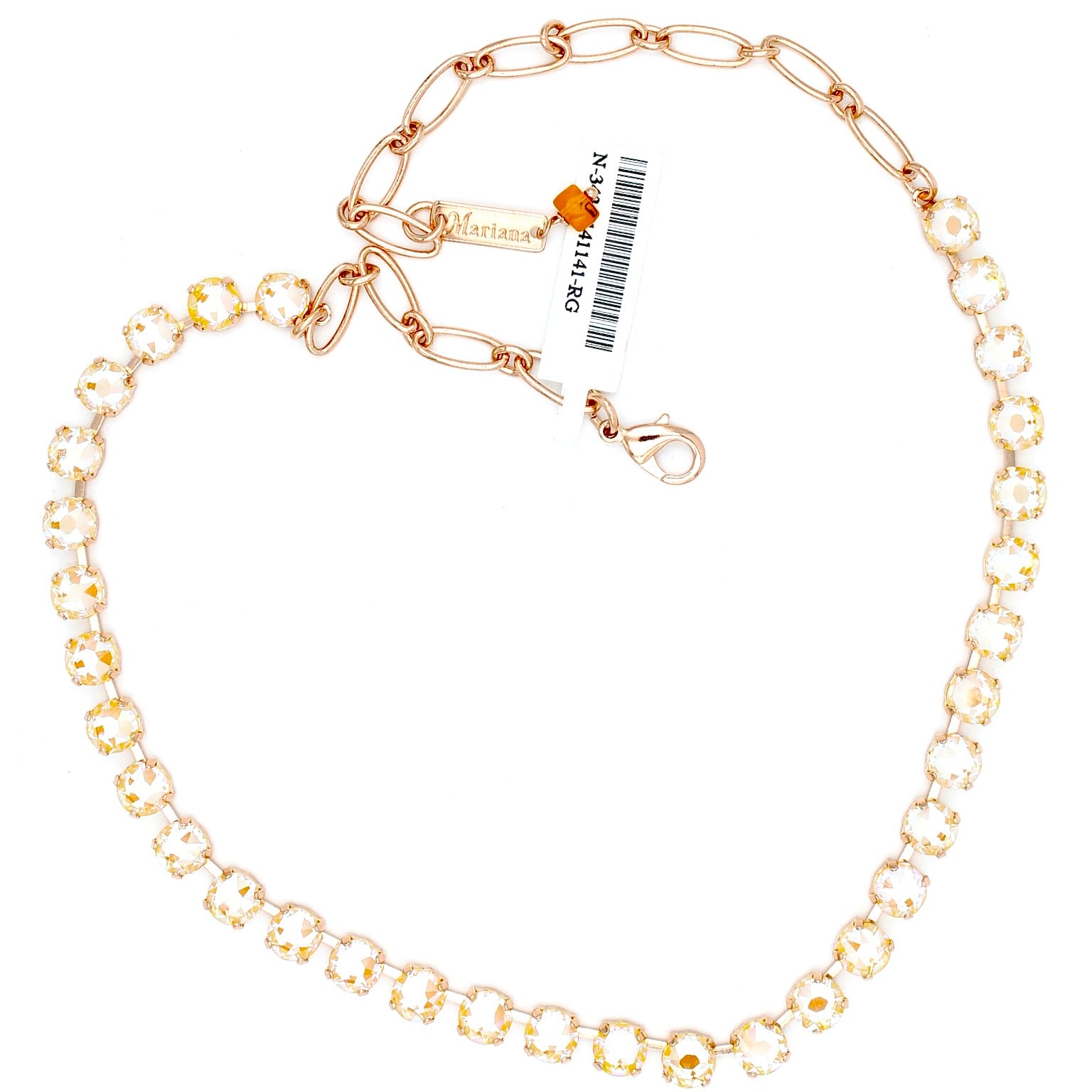 Sunshine Sunkissed 7MM Necklace in Rose Gold - MaryTyke's