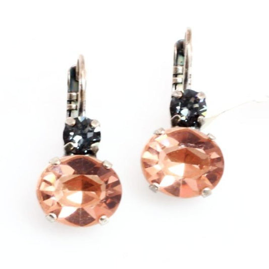 Luxury Collection Oval Double Crystal Earrings - MaryTyke's