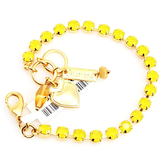 Yellow Opal Petite Crystal Bracelet in Yellow Gold - MaryTyke's