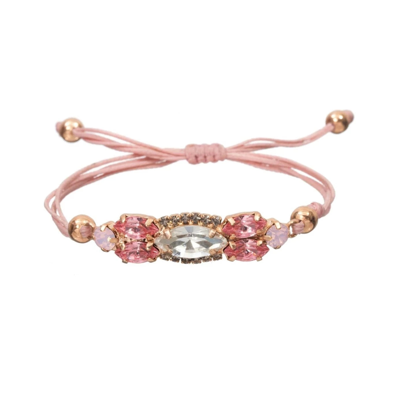Pink LaHola Dream Leather Slide Bracelet