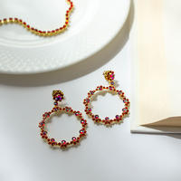 Cirque Statement Earrings in Cranberry by Sorrelli - Posts - MaryTyke's
