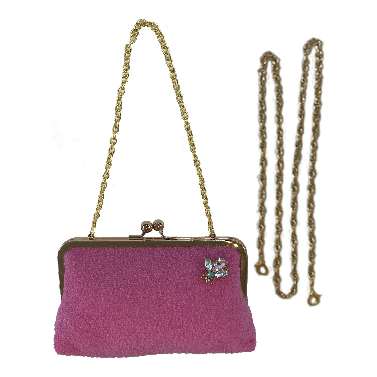Glenda Gies Trixie Pink Sherbet Vintage Style Handmade Bag - MaryTyke's